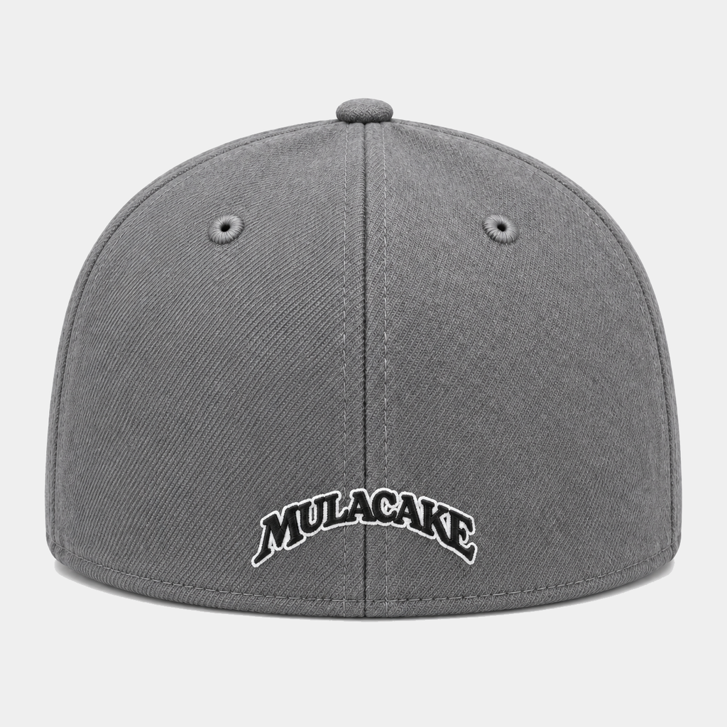 MULACAKE FITTED CAP - GREY