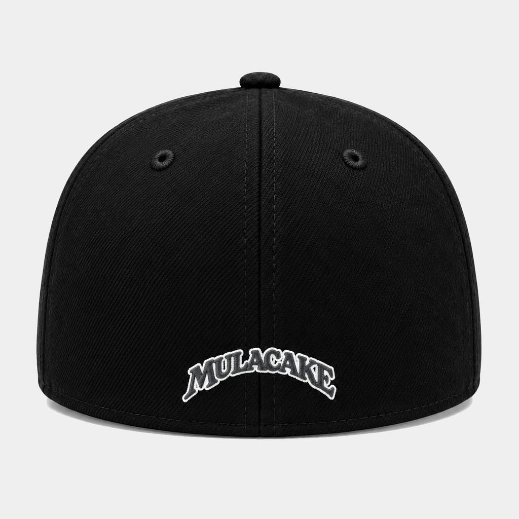 MULACAKE FITTED CAP - BLACK