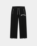 MULA CAKE FRAYED TRACKPANTS - BLACK